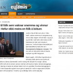 Sjáskot af ummælum Bjarna úr Sprengisandi á Pressan.is