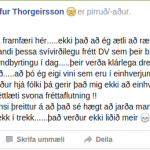 Tarfurinn hótar málaferlum.